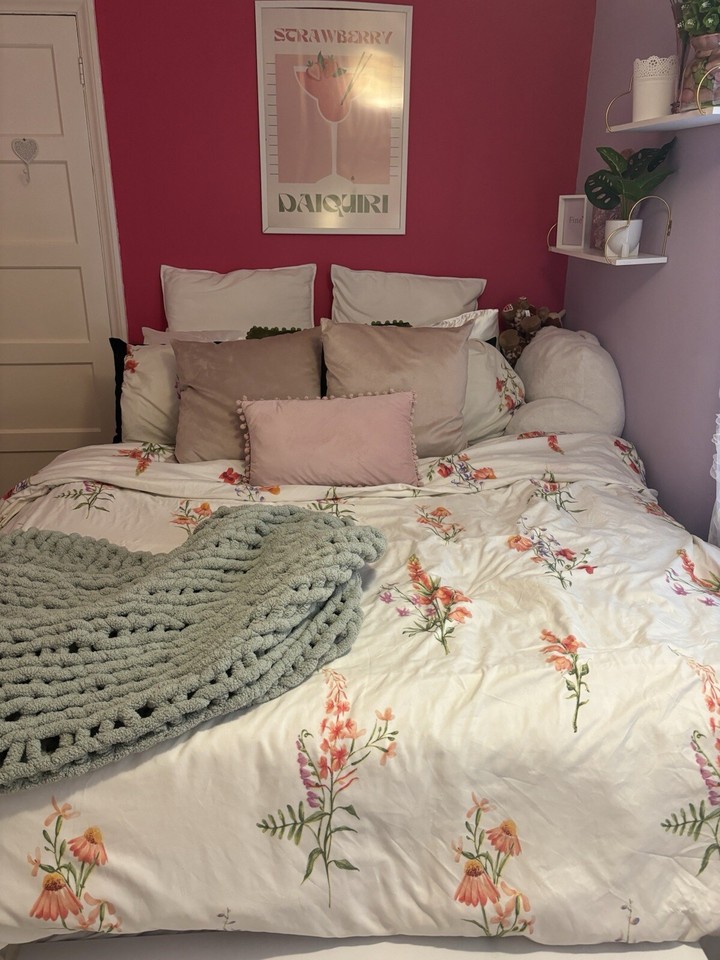 king size bed frame with mattress used eBay