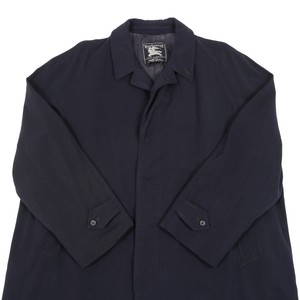 burberry navy wool coat