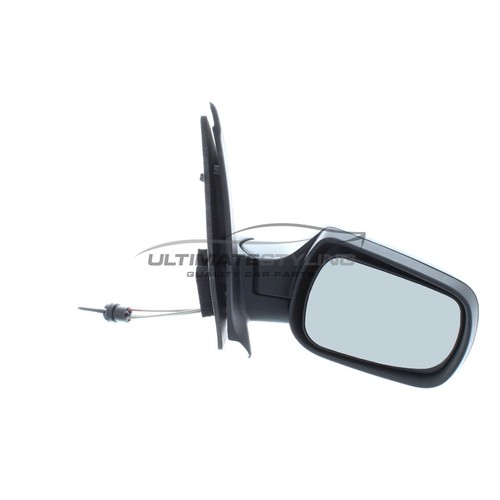 Ford Fiesta Mk6 2002-2009 Manual Cable Door Wing Mirror Black Drivers Side Right - Picture 15 of 24