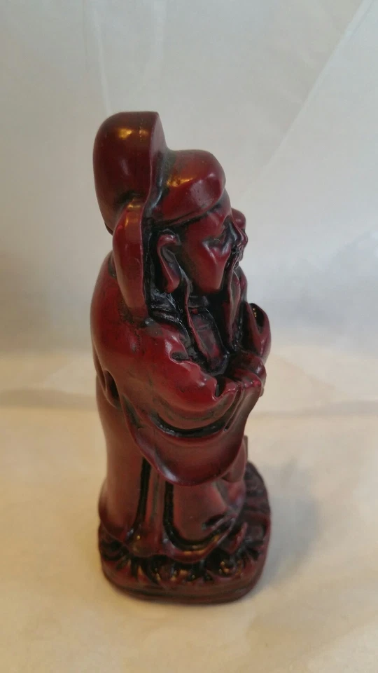 Estatua china hombre vintage Foto 4 de 4