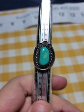 Vintage Sterling Silver Navajo Southwestern Turquoise Ring Size 5
