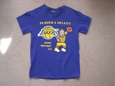 Vintage Kobe Bryant Los Angeles Lakers T Shirt Rare Player 1 Select Size S