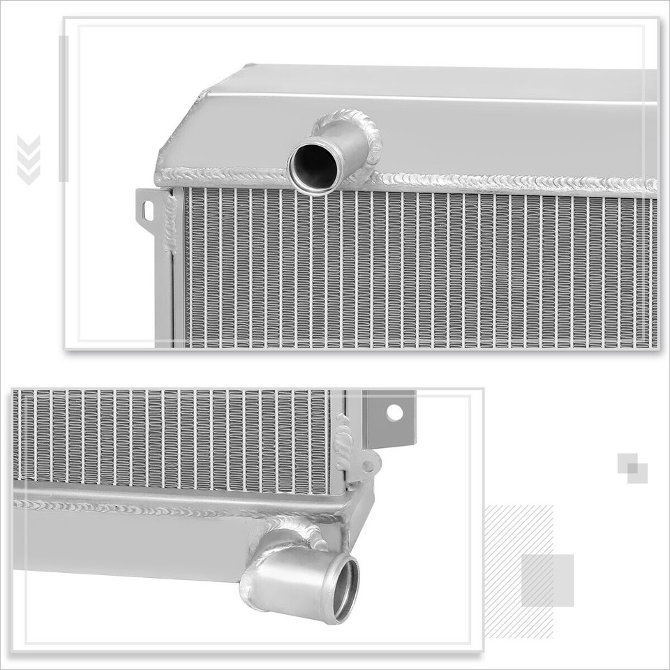 3-Row Full Aluminum Core Racing Radiator for 68-73 Datsun 510 SRL311/SR ...
