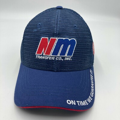 NM Transfer Co Trucker Hat Cap Blue Snap Back Trucking | eBay