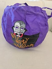Halloween Nylon Trick or Treat Bag HAPPY HALLOWEEN Reusable Collapsible