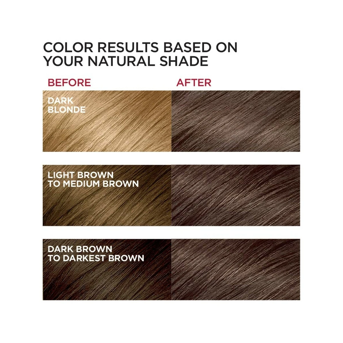 ash brown hair color chart loreal