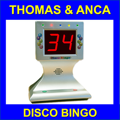 Bingo Maschine Disco Bingo mit Musik & Lichtern 1-90 & 1-75 Familie Bingo Party