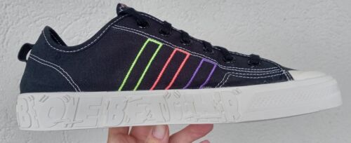 Adidas Mens Nizza Pride GX6391 BE TOGETHER/LOVE UNITES Sneakers NEW! Sz 12 - Picture 2 of 12