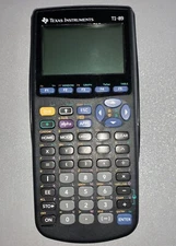 Texas Instruments TI-89 Graphing Calculator Black Tested & Works