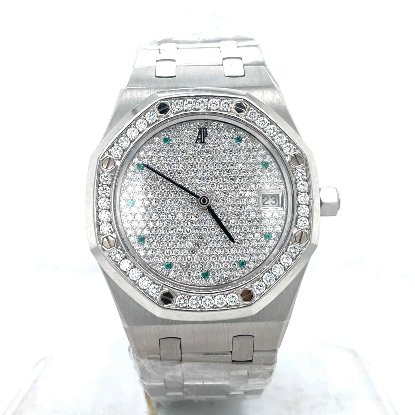 Audemars Piguet — Audemars Piguet Royal Oak Platinum 36mm Diamond Dial/Bezel 14813PT.ZZ.0789PT.01