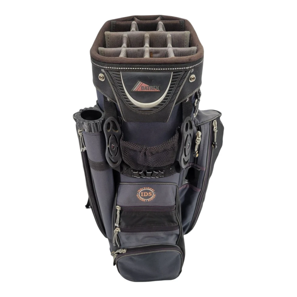 Datrek IDS Black Blue Golf Cart Bag 14 Way Divider System - Image 2 of 4