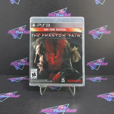 Metal Gear Solid V 5 The Phantom Pain Day One PS3 PlayStation 3 CIB  - 1 Year ..