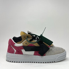 Off-White Floating Arrow Men's Leather Suede Sneakers Size 39 EU/ 6 US Multi