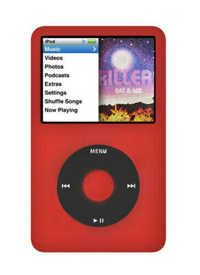 New”Apple iPod Classic 7th Generation Red (80G/120G/160G/256G/512G  