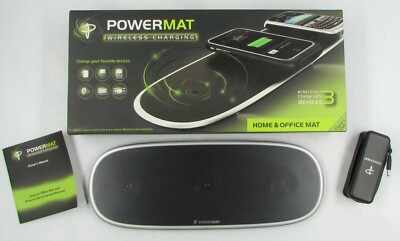 Powermat Wireless Charging Mat with Accessories