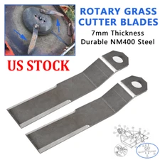 US For Mower King Skidsteer Brush Hog Rotary Grass Cutter Blades 7mm AR400 Steel