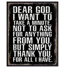 Religious Wall Art For Men 11x14 - Christian Quotes Wall Decor - Bible Verse ...