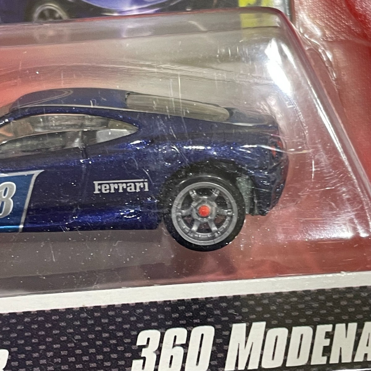 Hot Wheels Ferrari Racer 360 MODENA Blue #8 Excellent