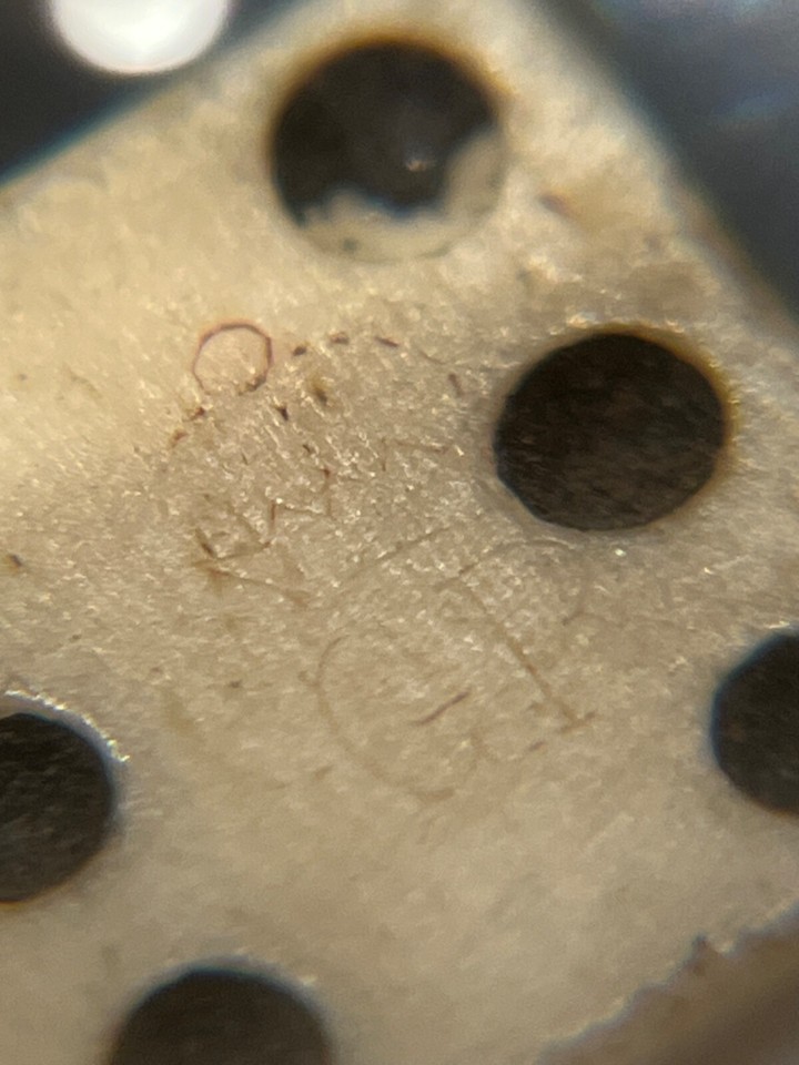 Revolutionary war G. Rex III taxed exquisite stamp taxed dice pair