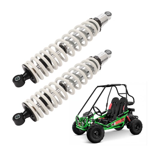 1 Pair 380mm Motorcycle Shock Absorber Adjustable Suspension Damper For ATV SNT - Foto 7 di 12