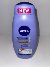 3 Bottles NIVEA Nourishing Shea Butter Body Wash with Nourishing Serum 20 fl oz