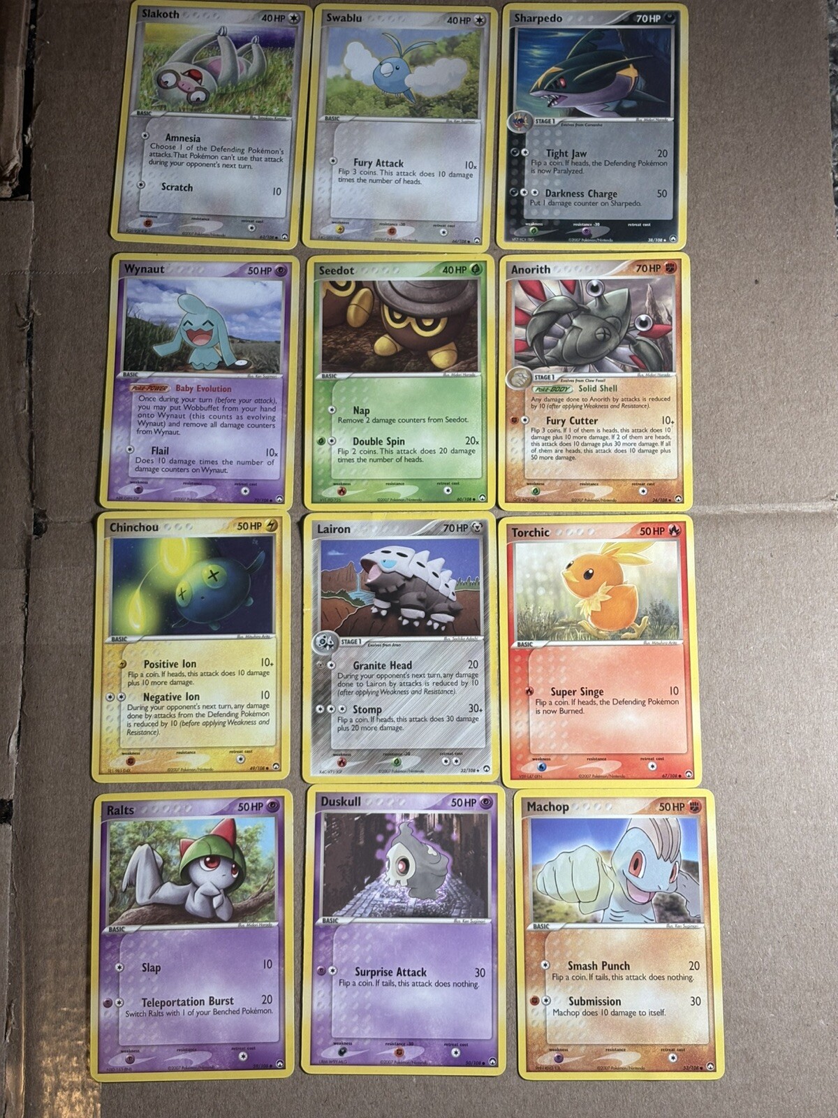 Pokemon TCG - Pokemon Power Keepers Lot - 12 Cards, Non-Holo