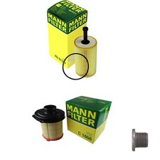 MANN-FILTER Inspektionspaket Filterset passend für Peugeot 106 II 1.1i