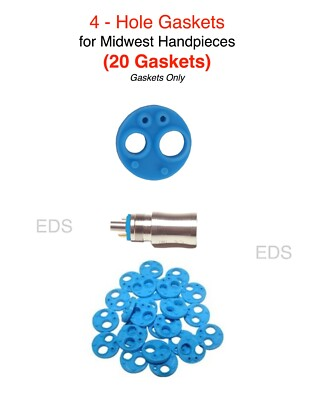 #ad Midwest 4 Hole Handpiece Gasket Autoclavable USA made $18.00