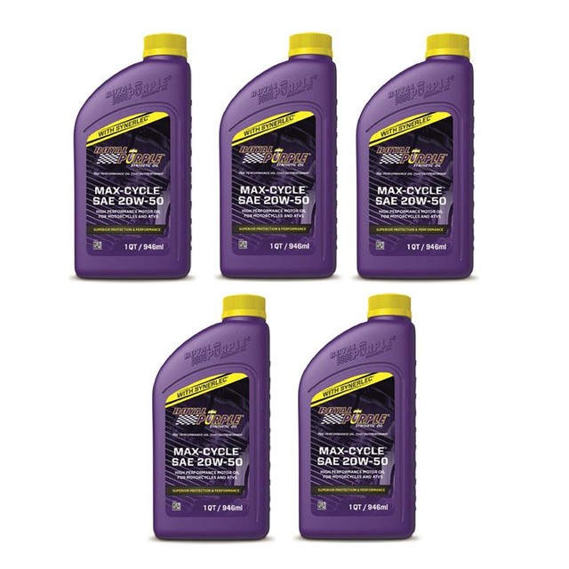 Royal Purple 01316 Max Cycle 20W 50 Motorcycle Synthetic Motor Oil