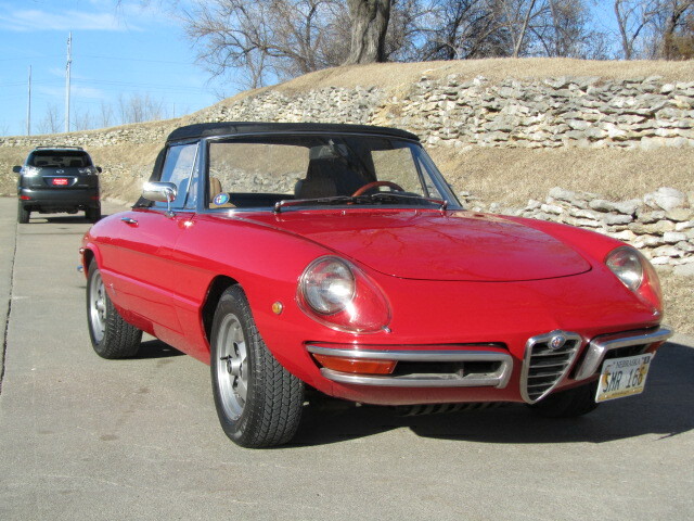 1969 Alfa Romeo Spider Local 3 owner- Complete History documented since New Red/Tan Restored