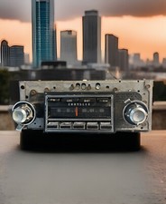 1969 Chrysler Newport Mopar New Yorker Am Fm Pb 12 Volt Radio Rare Usa Factory