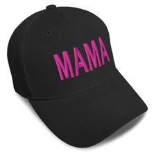 Baseball Cap Mama Mom Mother Dad Hats for Men  Women Strap Closure 1 Size