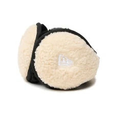 New Era Ear Muffs Beige Fleece Boa Cold Weather Protection One Size 1 Size 1/4