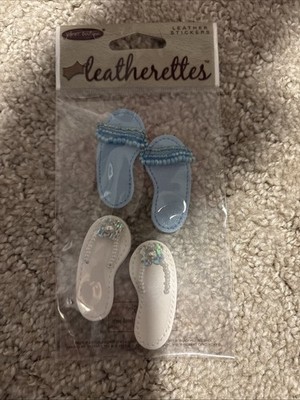 Jolee's Boutique Leatherettes 3D Stickers Summer Sandals RARE Retired Beach DIY