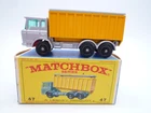 VINTAGE MATCHBOX LESNEY No.47c DAF CONTAINER TRUCK IN ORIGINAL BOX 1968