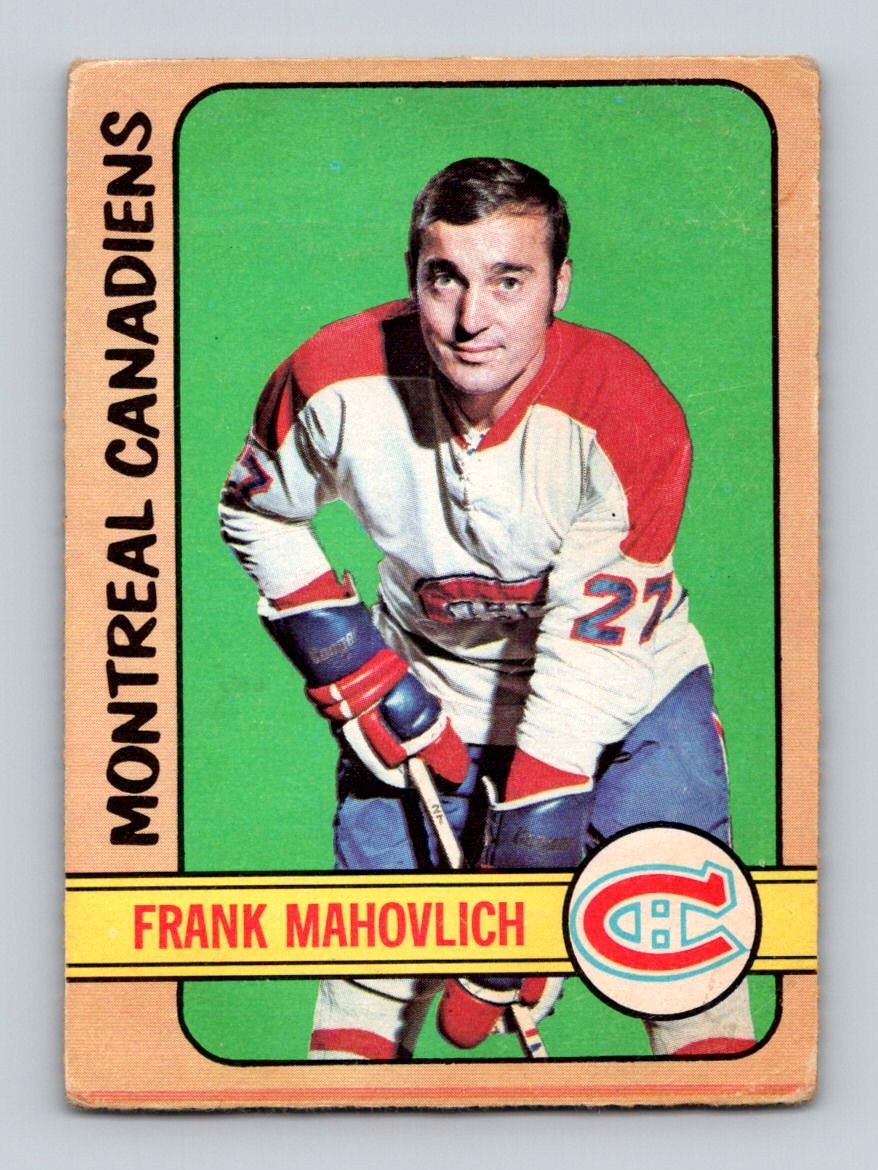 Frank Mahovlich #102 Hockey Cards 1972 O-Pee-Chee trading card — raw and PSA graded price guide