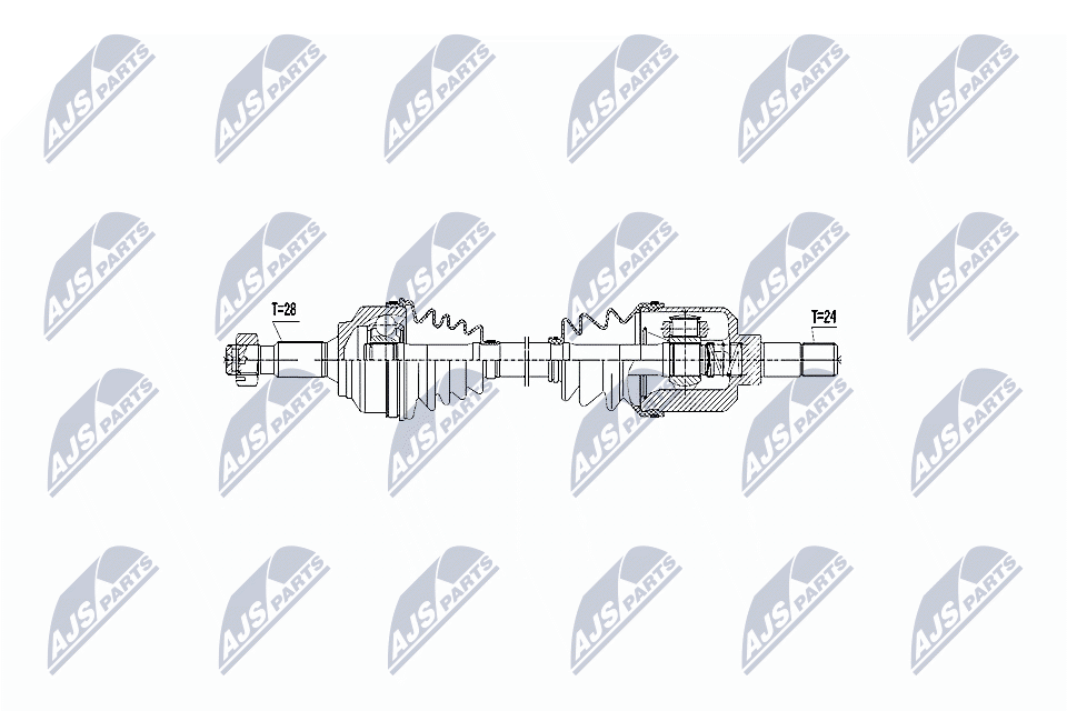 Nty Driveshaft Left For Citroen C5 Iii 1.6Hdi 110Km 1.8I 2.0I 16V 08 - Image 7