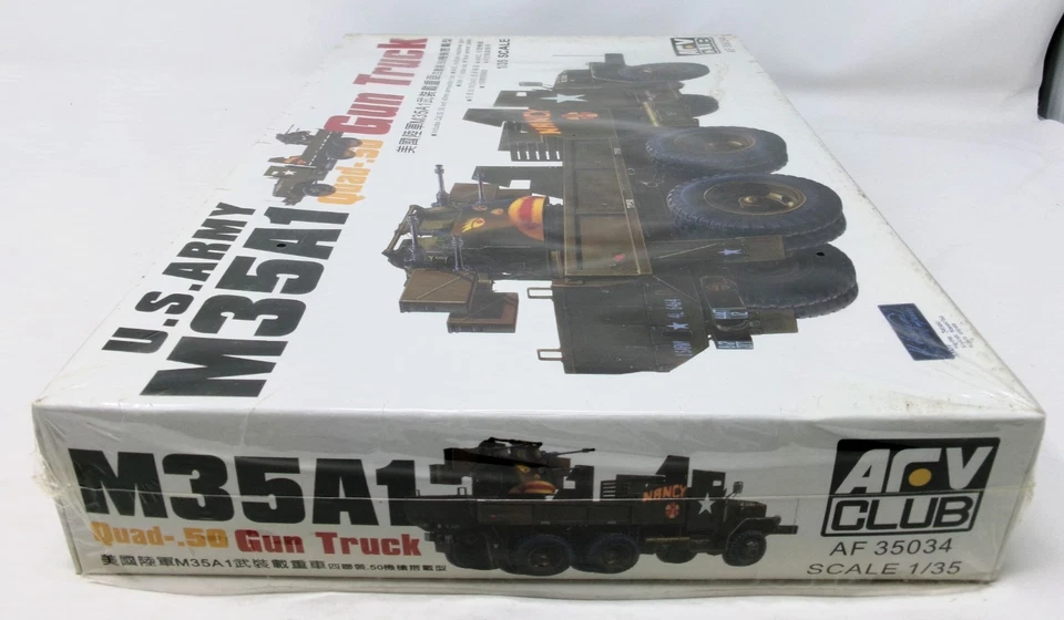 AFV Club AF35034 Ejército de los Estados Unidos M35A1 Quad .50 Gun Truck 1/35 Kit Modelo Guerra de Vietnam Foto 3 de 4