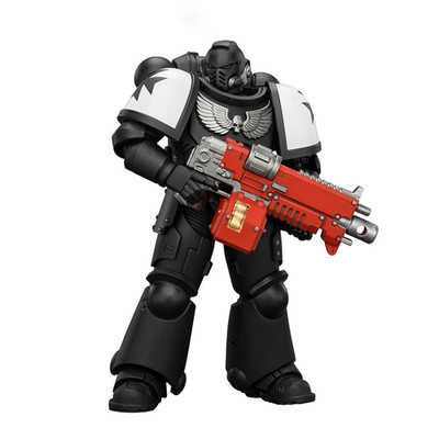 JOYTOY Warhammer 40K 1/18 Action Figure Black Templars Intercessor  with Rifle