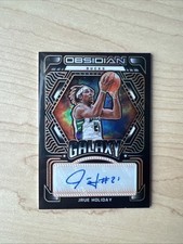 Jrue Holiday 2021-22 Panini Obsidian Orange Galaxy Autographs /50