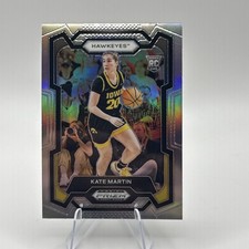 Kate Martin 2024 Panini Prizm Draft Picks Hyper Prizm RC #62 Iowa Hawkeyes