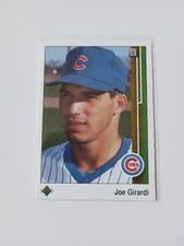 JOE GIRARDI ROOKIE CARD 1989 Upper Deck Baseball RC Chicago Cubs NY YANKEES. rookie card picture