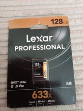 Lexar Professional 128GB Class 10 UHS I U1 633x High Speed SDXC Card