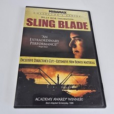Sling Blade Director's Cut DVD, 2005, 2-disc set w/Insert Excellent Discs