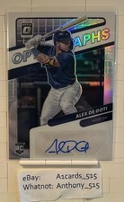 Alex De Goti - 2022 Donruss Optic Optigraphs Rookie Auto - Silver Prizm