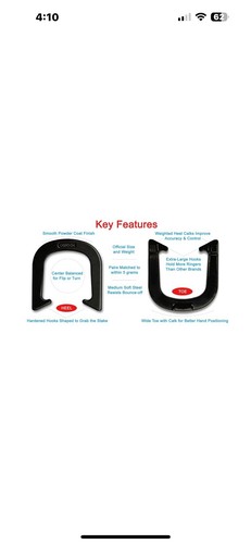 Gordon Professional Pitching Horseshoes - NHPA Sanctioned for Tournament Play... - Picture 10 of 11