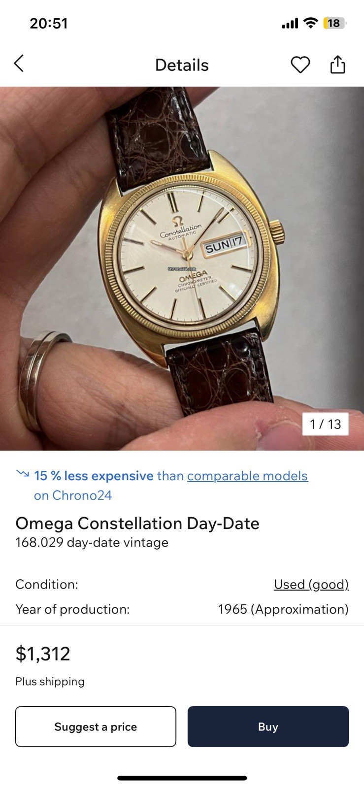 OMEGA Constellation Automatic Chronometer Vintage… - image 7