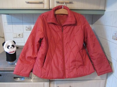 Anorak Steppjacke Damen Übergang Winter rot braun  Port Louis  Gr. L 42 / 44 top