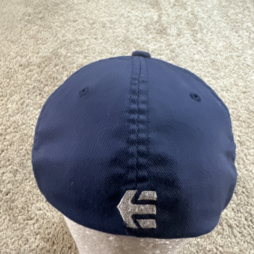 Vtg Etnies Hat Cap Men Blue O/S Fitted Stretch Flexfit Skater Skateboarding - Image 3 of 4