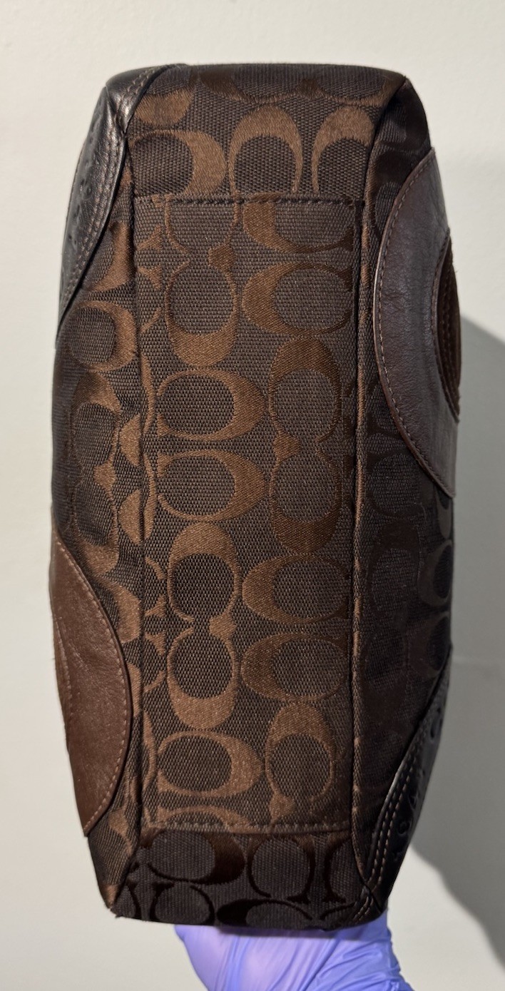 COACH Vintage Circle Patchwork Tote Shoulder Hand… - image 7